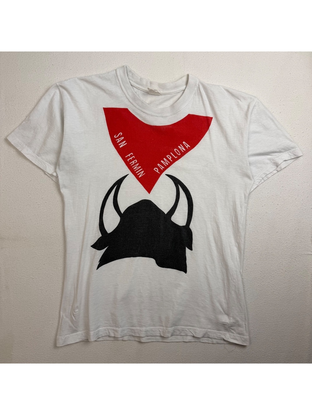 Vintage Pamplona Bull Tee Men's Medium